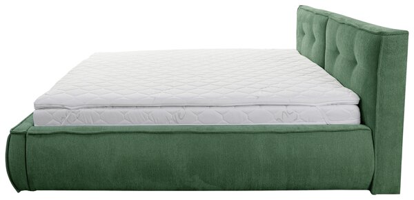 ČALÚNENÁ POSTEĽ, 180/200 cm, zelená Livetastic - Online Only spálne, Online Only