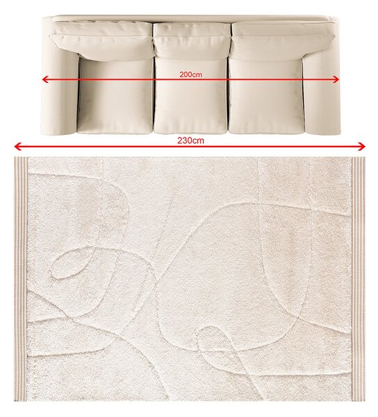 Franc Koberec Ardano cream 160x230cm