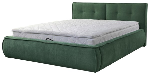 ČALÚNENÁ POSTEĽ, 180/200 cm, zelená Livetastic - Online Only spálne, Online Only