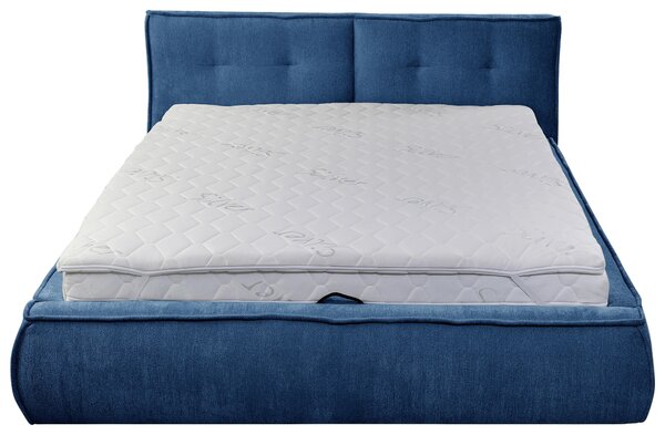 ČALÚNENÁ POSTEĽ, 180/200 cm, modrá Livetastic - Online Only spálne, Online Only