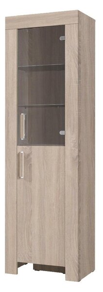 NovýNábytok.sk Vitrína Camber C6 (dub sonoma). Akcia -14%. Vlastná spoľahlivá doprava až k Vám domov. 606023