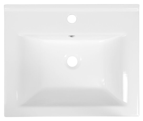Aqualine Aqualine, ZUNO 55 keramické umývadlo nábytkové 55x45cm, biela, 9055