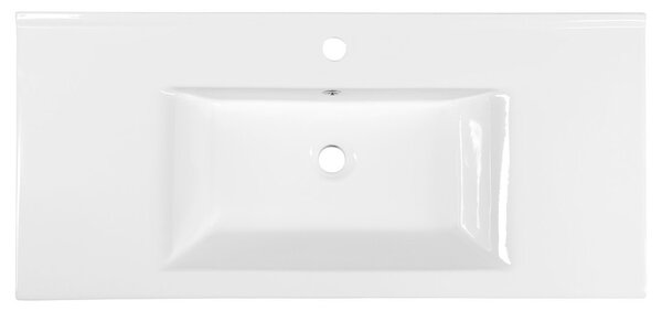 Aqualine Aqualine, ZUNO 100 nábytkové umývadlo 100x45 cm, biela, 9100