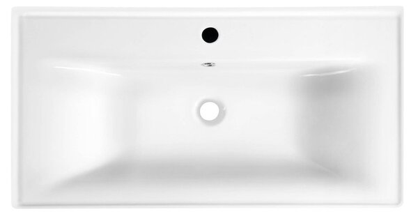 Aqualine Aqualine, SAVA 90 keramické umývadlo nábytkové 90x46cm, biela, 2090