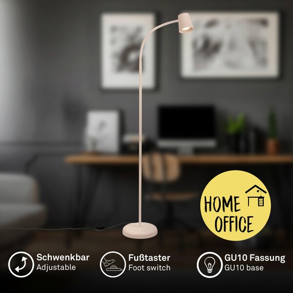 STOJACIA LED LAMPA, GU10, 42,5/127,5 cm - Interiérové svietidlá