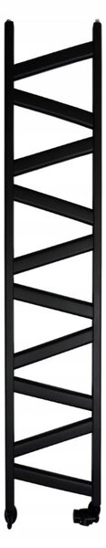 Regnis Kalipso MIX, Vykurovacie teleso 540x1600mm, 657W, čierna matná, MK1600/500/50BLACK