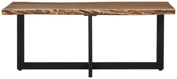 KONFERENČNÝ STOLÍK, čierna, farba akácie, drevo, kov, 115/65/45 cm Landscape - Stolíky do obývačky