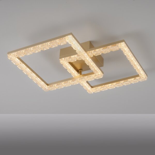 JUST LIGHT. 14732-60 - LED Stropné svietidlo GLITRA LED/17,5W/230V zlaté