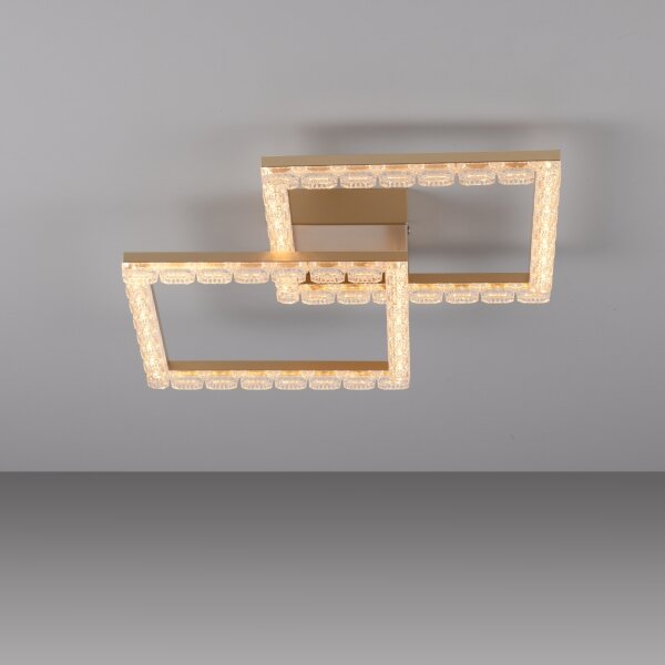 JUST LIGHT. 14732-60 - LED Stropné svietidlo GLITRA LED/17,5W/230V zlaté