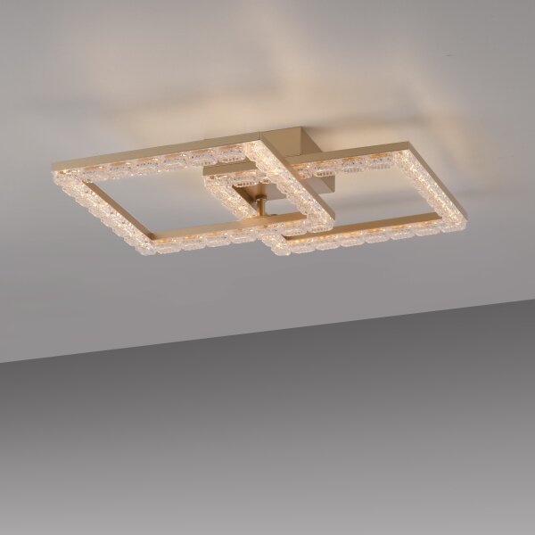JUST LIGHT. 14732-60 - LED Stropné svietidlo GLITRA LED/17,5W/230V zlaté