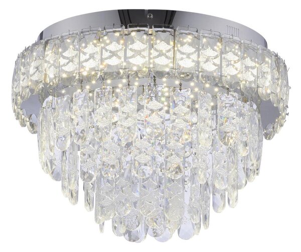 JUST LIGHT. 15092-17 - LED Stropné svietidlo KULUNKA LED/33W/230V lesklý chróm