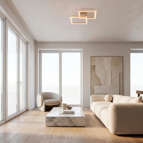 JUST LIGHT. 14732-60 - LED Stropné svietidlo GLITRA LED/17,5W/230V zlaté