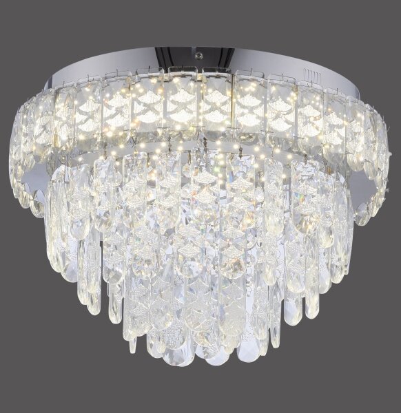 JUST LIGHT. 15092-17 - LED Stropné svietidlo KULUNKA LED/33W/230V lesklý chróm
