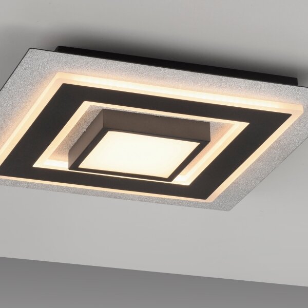 JUST LIGHT. 14439-21 - LED Stropné svietidlo CICHIO LED/18,5W/230V + LED/9W čierna