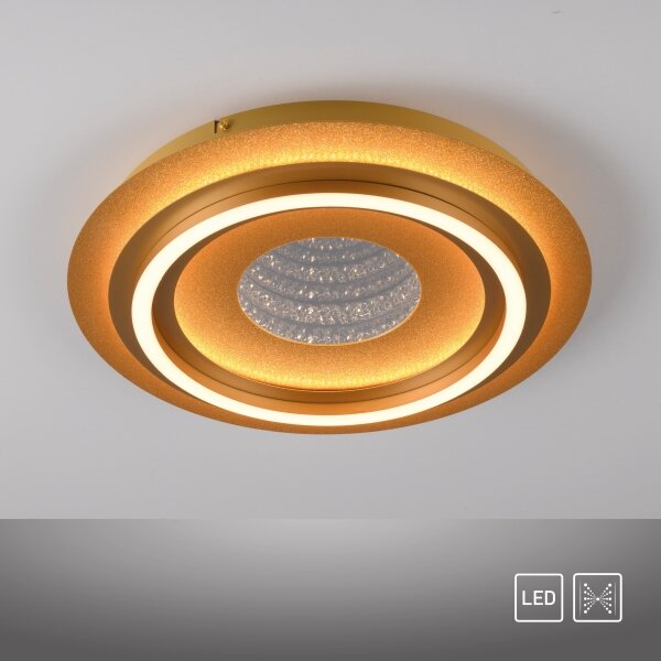 JUST LIGHT. 15089-60 - LED stropné svietidlo CICHIO LED/36W/230V zlaté
