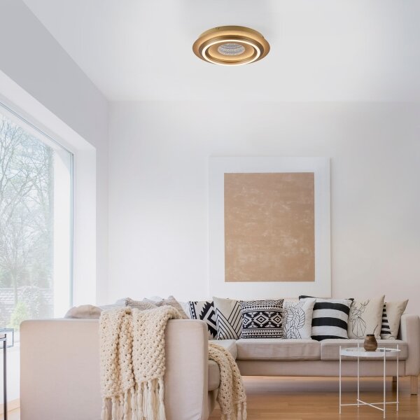 JUST LIGHT. 15089-60 - LED stropné svietidlo CICHIO LED/36W/230V zlaté