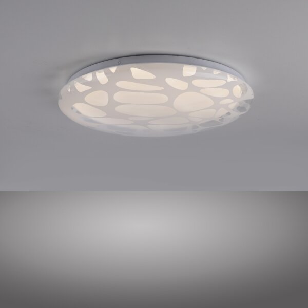 JUST LIGHT. 14009-16 - stmievateľné LED stropné svietidlo ART PLAFO LED/20W/230V biele + diaľkový ovládač
