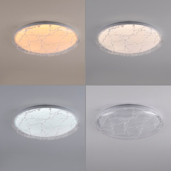 JUST LIGHT. 14008-16 - LED stmievateľné stropné svietidlo ART PLAFO LED/20W/230V biela + DO