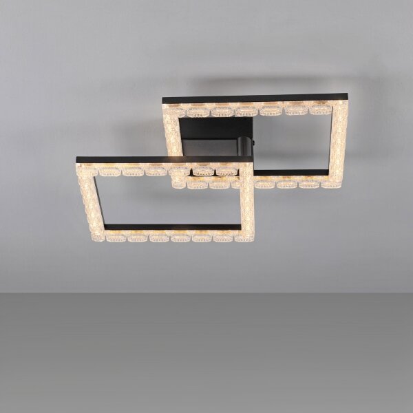 JUST LIGHT. 14732-18 - LED Stropné svietidlo GLITRA LED/17,5W/230V čierna