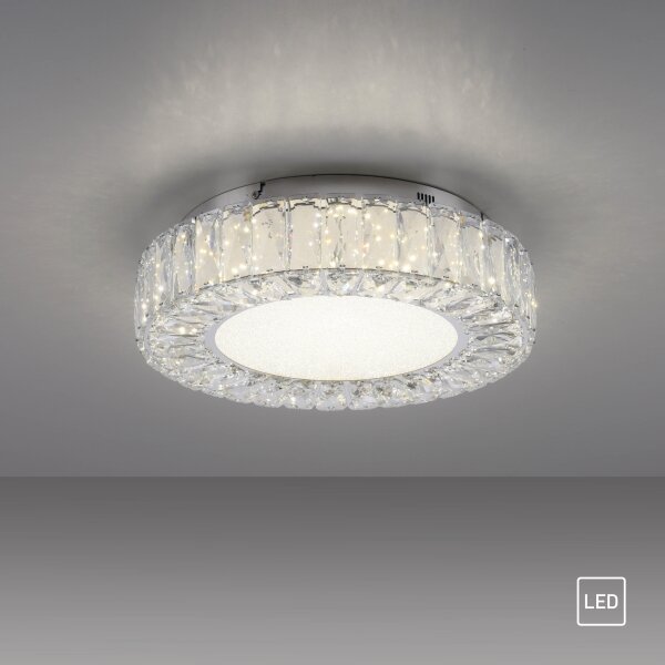 JUST LIGHT. 15221-17 - LED Stropné svietidlo KULUNKA LED/32W/230V chróm
