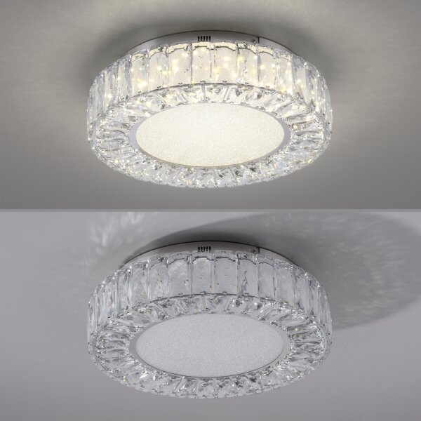 JUST LIGHT. 15221-17 - LED Stropné svietidlo KULUNKA LED/32W/230V chróm