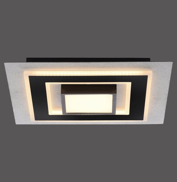 JUST LIGHT. 14439-21 - LED Stropné svietidlo CICHIO LED/18,5W/230V + LED/9W čierna