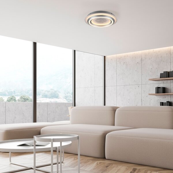 JUST LIGHT. 15089-21 - LED Stropné svietidlo CICHIO LED/36W/230V matný chróm