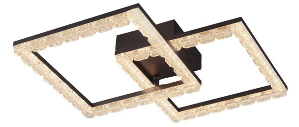 JUST LIGHT. 14732-18 - LED Stropné svietidlo GLITRA LED/17,5W/230V čierna