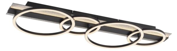 JUST LIGHT. 14426-21 - LED stropné svietidlo CICHIO LED/37W/230V + LED/9,5W čierna
