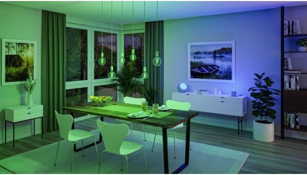 LED RGBW Stmievateľná žiarovka FILAMENT E27/6,3W/230V 2200-6500K - Paulmann 29156