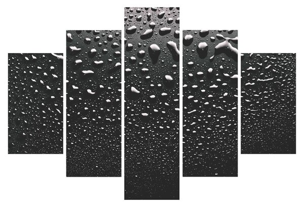 Obraz kvapiek vody (150x105 cm)