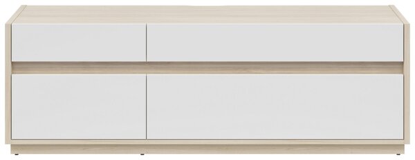 SKRINKA POD TV, biela, farba duba, 173,5/58,2/42 cm Hom`in - TV nábytok