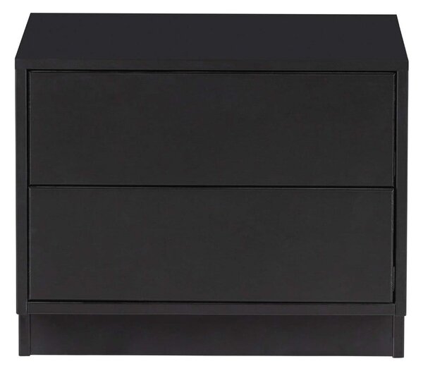 Čierny modulárny TV stolík z borovicového dreva 50x40 cm Finca – WOOOD