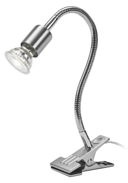 Osram - Lampa s klipom CLIP TUBE FLEX 1xGU10/5W/230V matný chróm