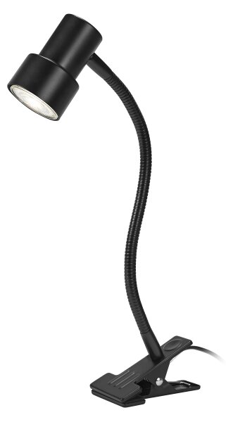 Osram - Lampa s klipom CLIP STEP FLEX 1xGU10/5W/230V čierna