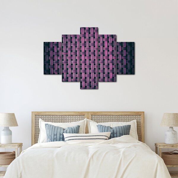 Obraz fialovej textúry (150x105 cm)