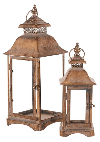 Set dvoch lampášov zlatý FUP533 (2 ks)