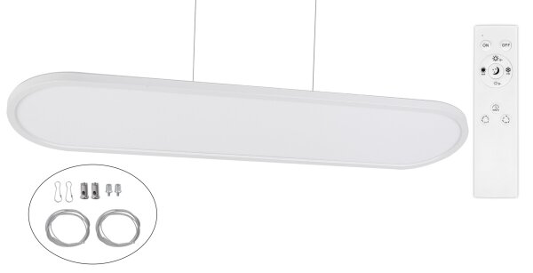 Top Light - LED stropné prisadené závesné svietidlo OVAL LED/36W/230V 3000-6500K biela+DO