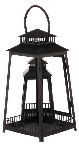 Set dvoch lampášov čierny LUC307 (2 ks)