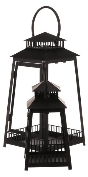 Set dvoch lampášov čierny LUC307 (2 ks)