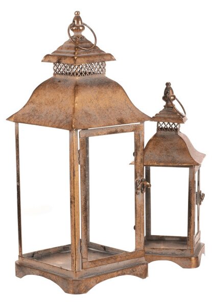 Set dvoch lampášov zlatý FUP533 (2 ks)