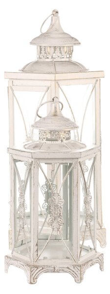 Set dvoch lampášov biely LUC304 (2 ks)