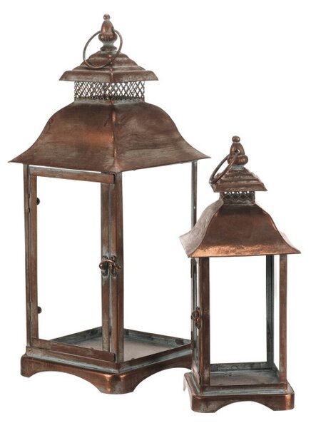 Set dvoch lampášov medený FUP577 (2 ks)