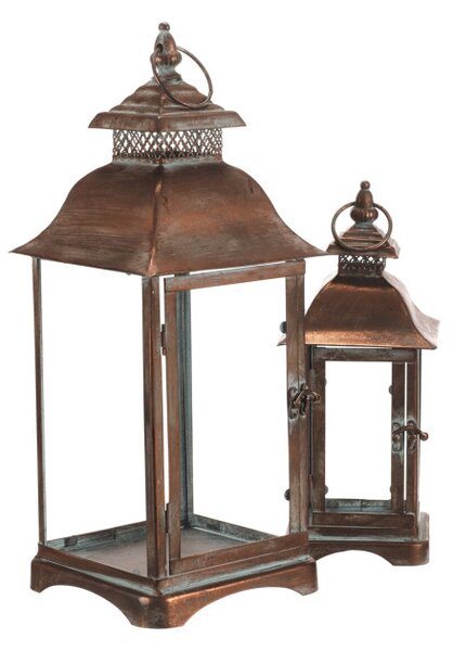 Set dvoch lampášov medený FUP577 (2 ks)