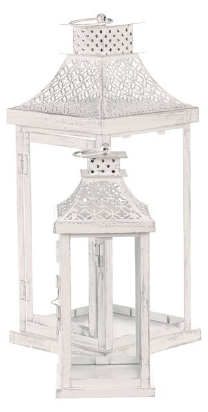 Set dvoch lampášov biely LUC305 (2 ks)