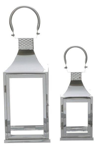 Set dvoch lampášov strieborný LUC313 (2 ks)