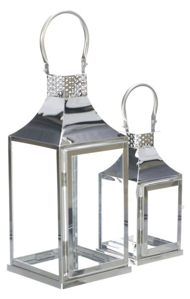 Set dvoch lampášov strieborný LUC313 (2 ks)