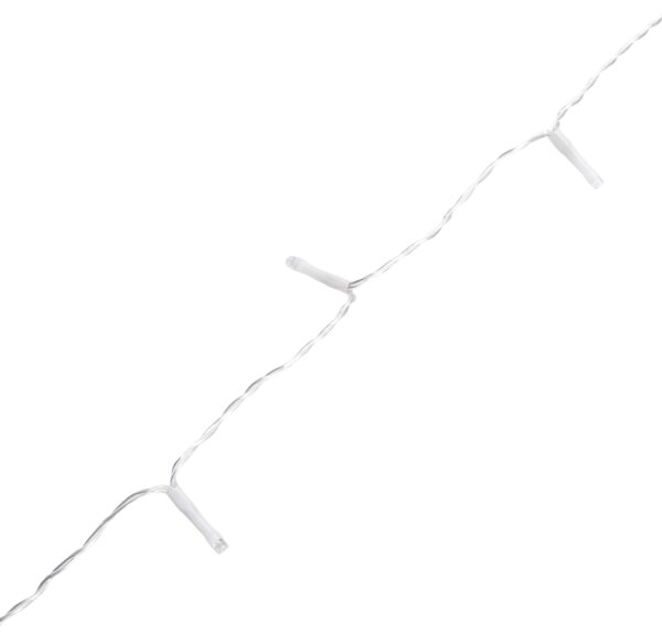 Aigostar-LED Vonkajší vianočný svetelný reťazec 120xLED/8 funkcií 3,9x1,2m IP44 studené biele svetlo