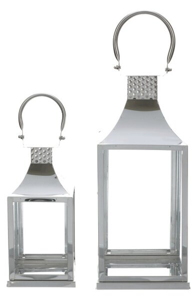 Set dvoch lampášov strieborný LUC313 (2 ks)