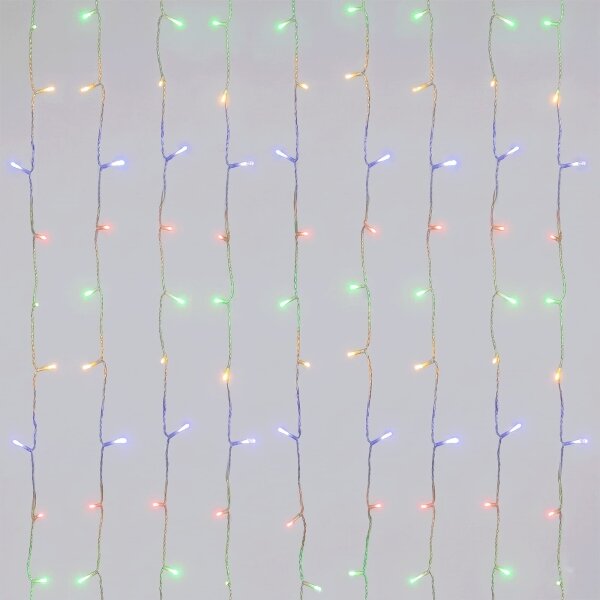 Aigostar - LED vonkajší vianočný reťaz 120xLED/8 funkcií 3xAA 3,9x1,2m IP44 viacfarebný